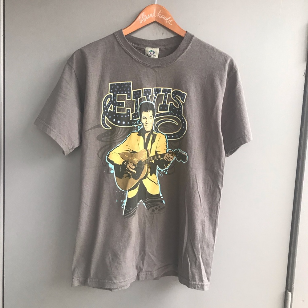Elvis Presley Liquid Blue Vintage Shirt - Picture 2 of 4